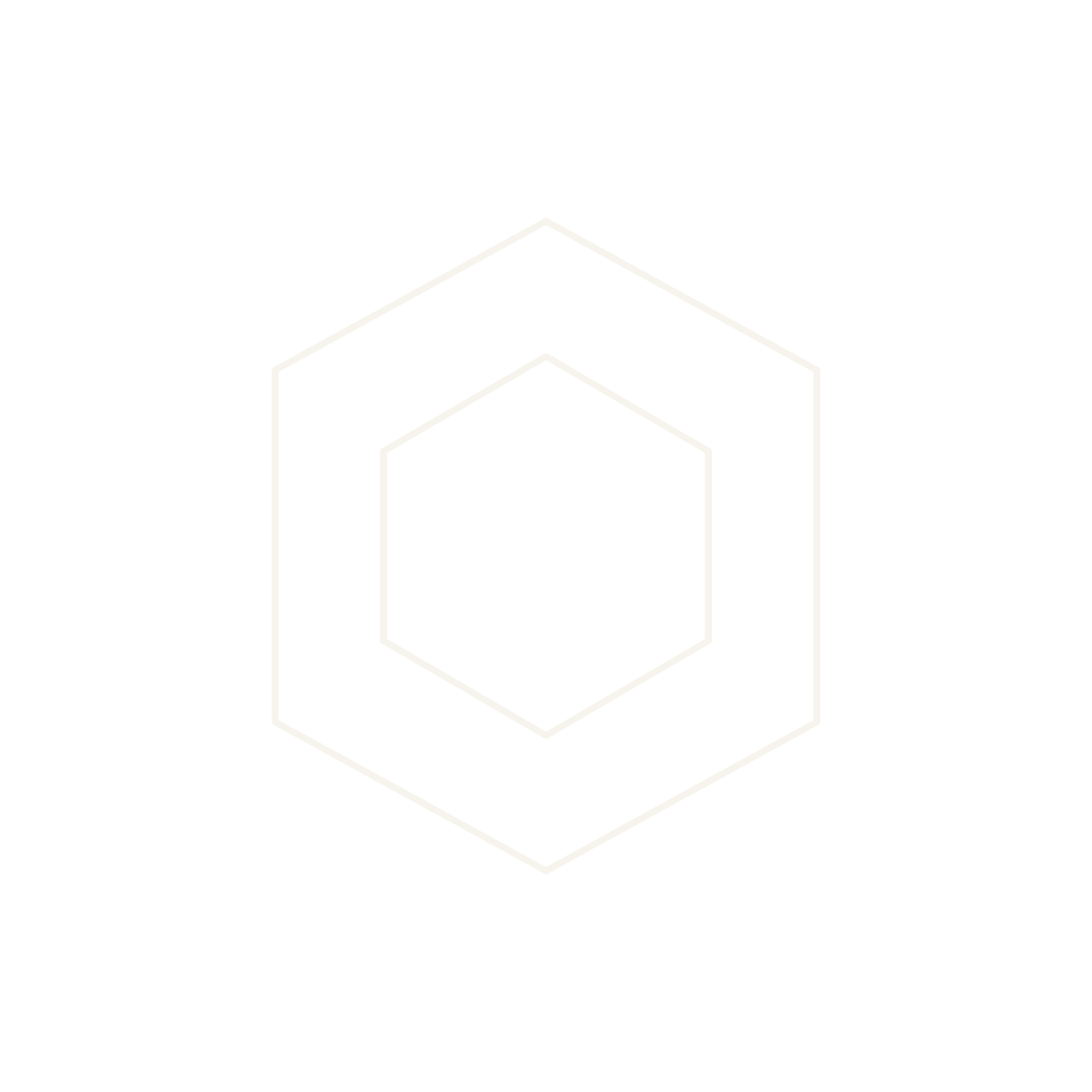 HexStellar standalone mark — white on #1b1b1b