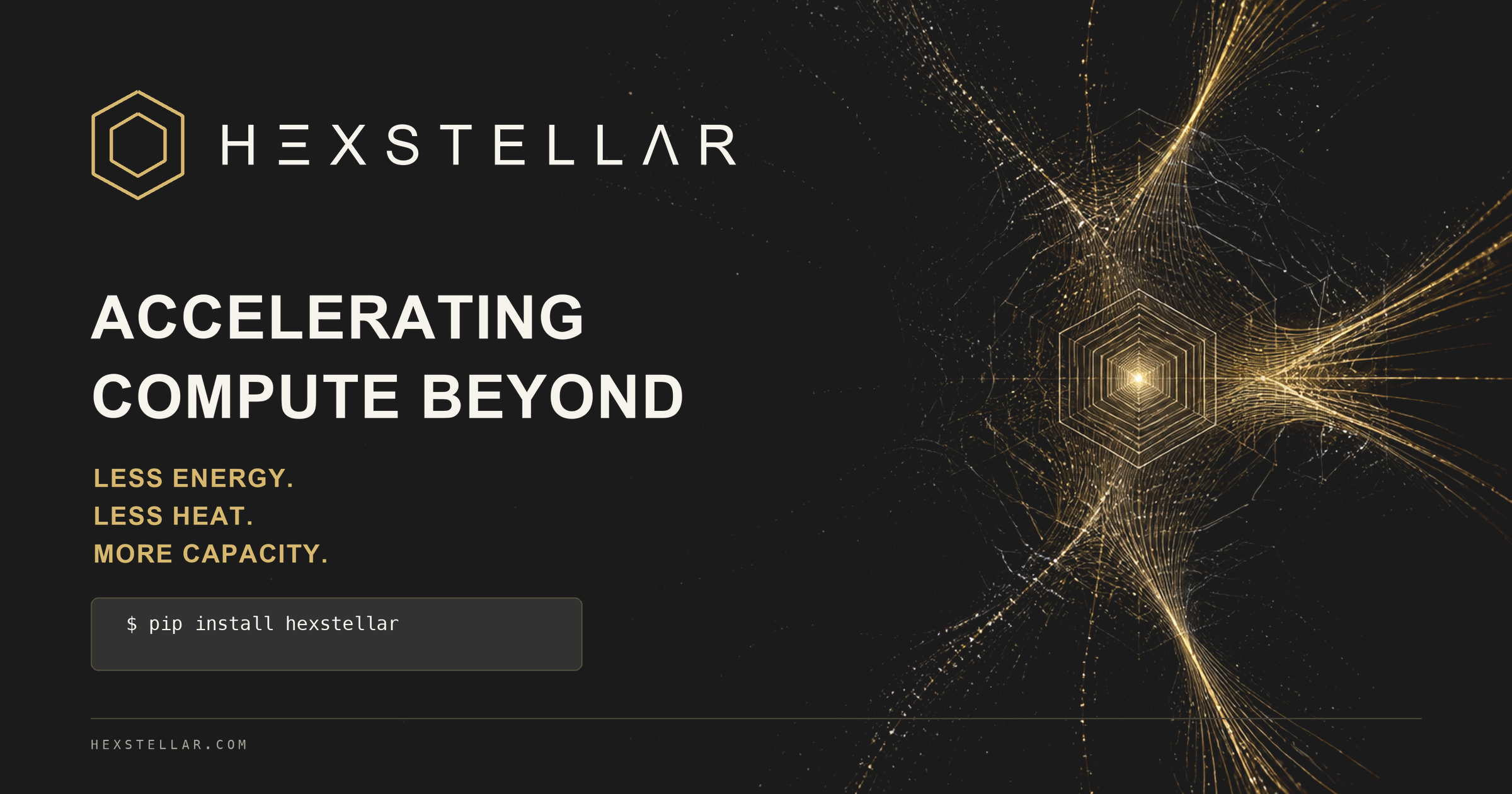 Official social and open graph card for HexStellar